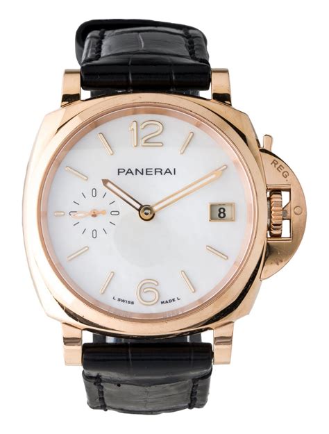 panerai donna bianco madreperla|Panerai Luminor Due Goldtech™ Madreperla (PAM01280).